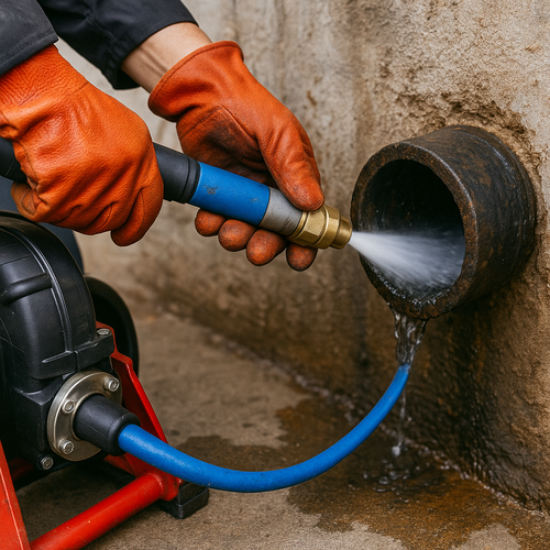 plumber hydrojetting