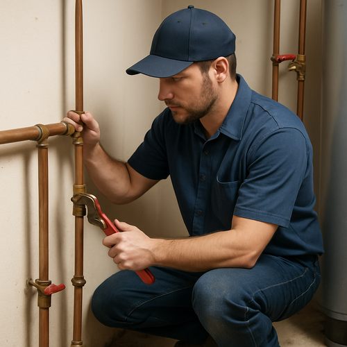 plumber working